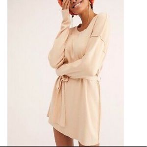 Free People Belted Sweater Dress